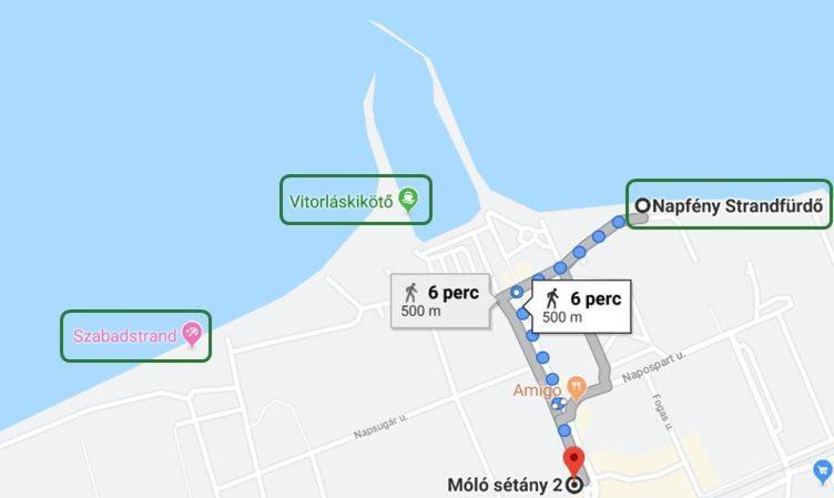 Lido Riviera, Relux Apartman 발라톤엘 외부 사진